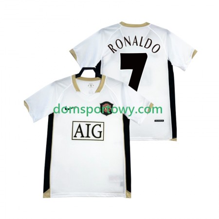 Koszulka Manchester United RONALDO 7 Retro Wyjazdowe Koszulki Piłkarskie 2006-2007 Krótki Rękaw